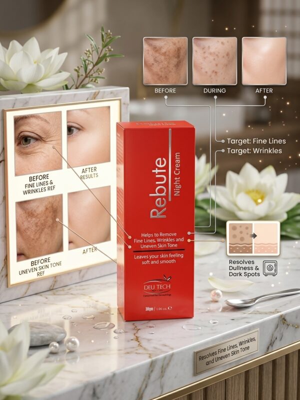 Rebute Night Cream – Anti-Aging & Spot Correcting Formula (30g / 1.06 oz)