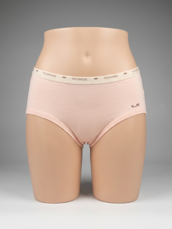 Women's High-Waist Cotton Briefs – Sporty Elastic Waistband