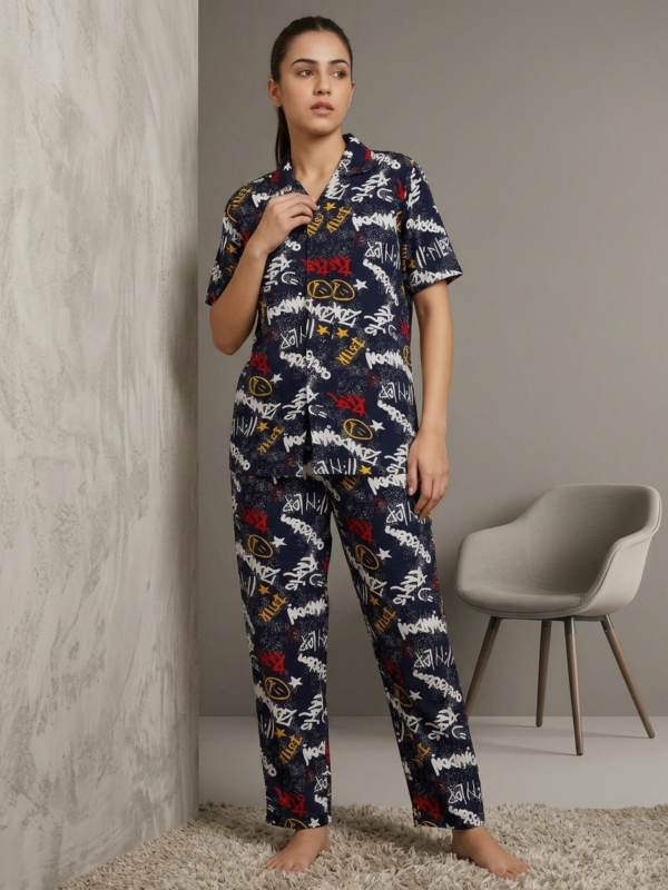 Urban Graffiti Printed Co-Ord Lounge Set