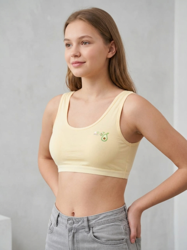 🌼 Teen Girls' Soft Everyday Crop Top