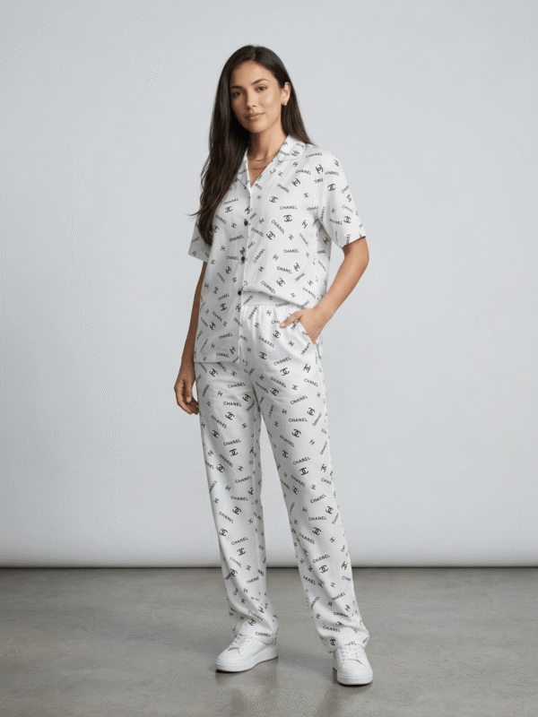 Monogram Printed Classic SleepWear Set