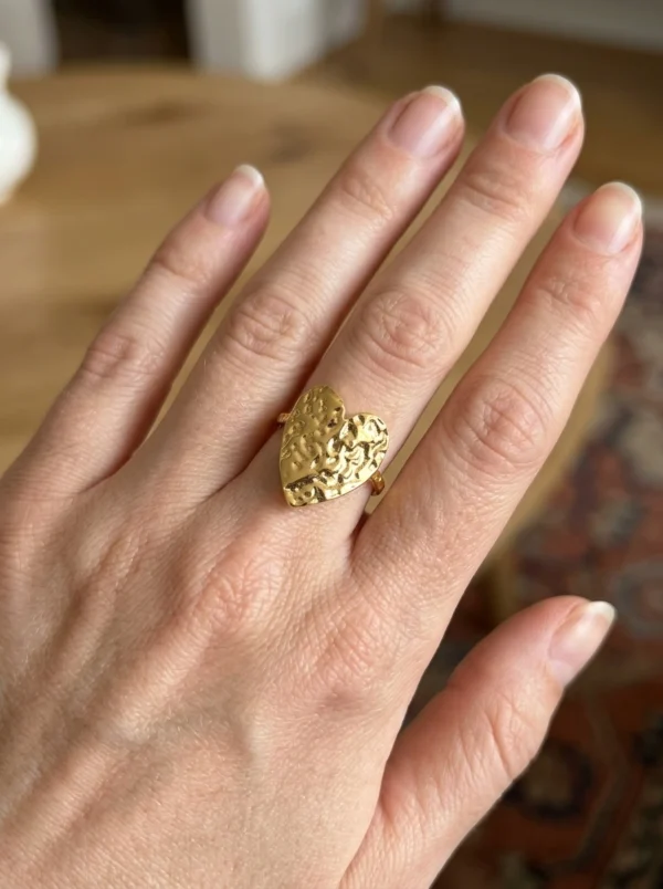 Crystal Butterfly Open Ring
